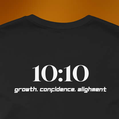 1010 Growth Confidence Alignment T-Shirt - Spiritual Awakening & Manifestation Apparel - Angel Number Inspired Positive Energy Shirt