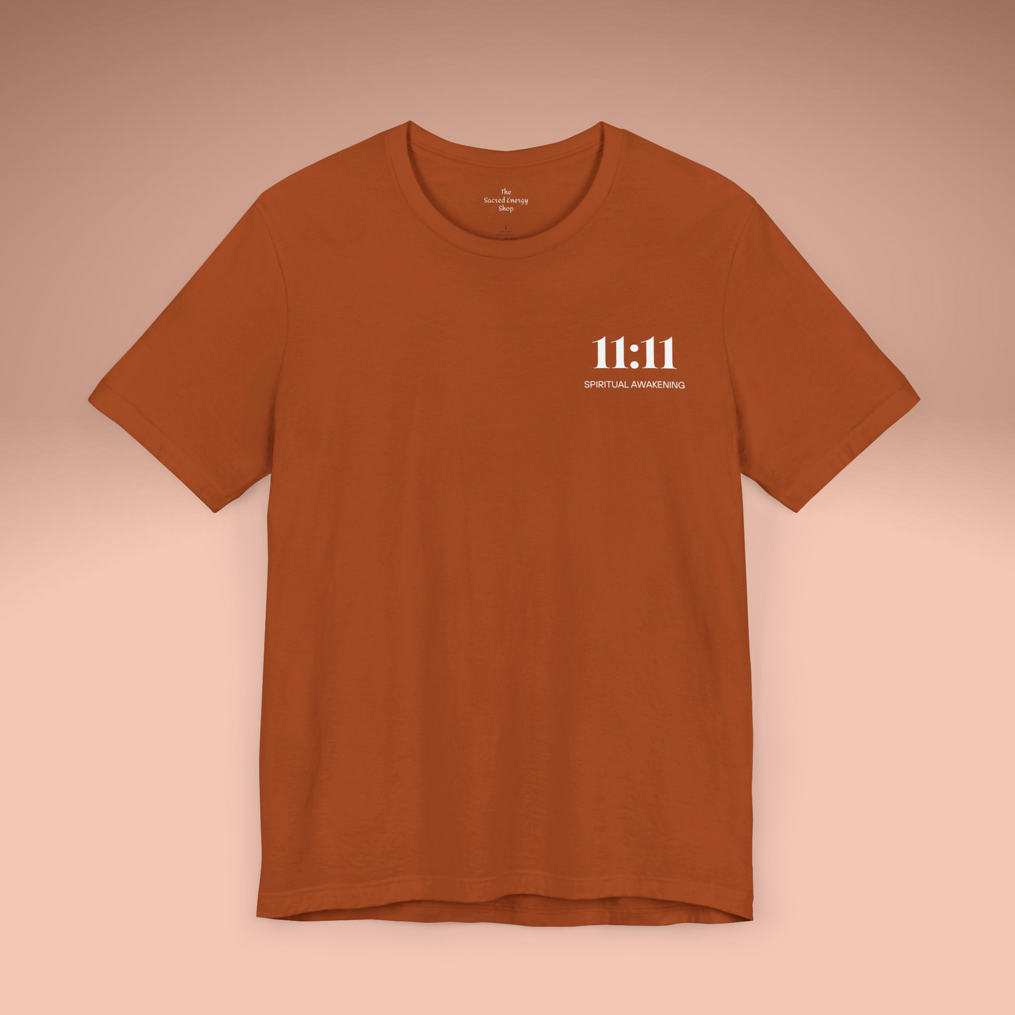 11:11 Spiritual Awakening | Jersey Short Sleeve Tee | Autumn Amber