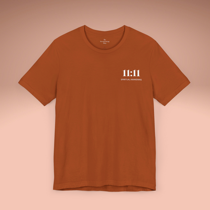 11:11 Spiritual Awakening | Jersey Short Sleeve Tee | Autumn Amber