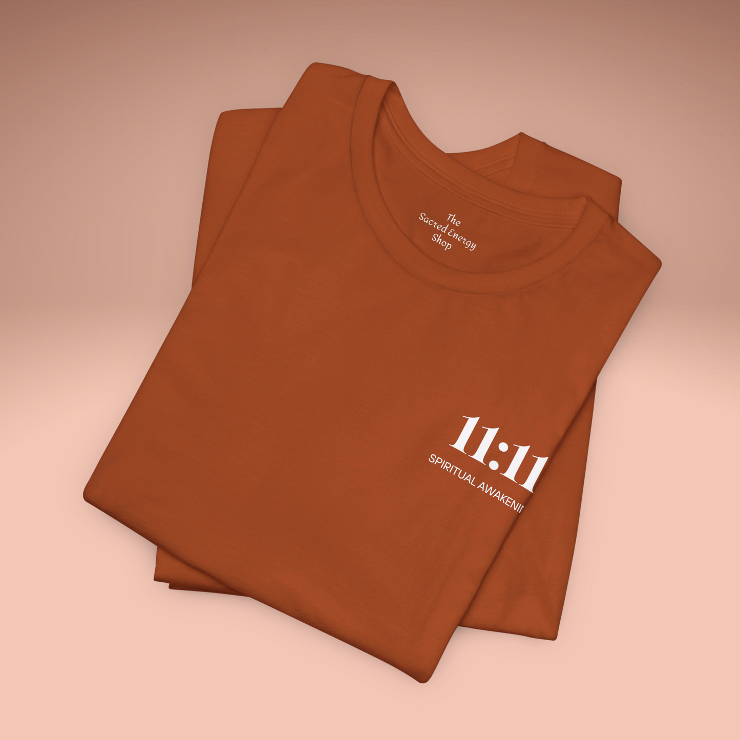 11:11 Spiritual Awakening | Jersey Short Sleeve Tee | Autumn Amber