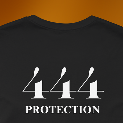 444 Divine Protection T-Shirt - Angel Numbers Inspired Spiritual Apparel For Spiritual Warfare Spiritual Enlightenment and Self Empowerment Through Divine Wisdom and Inspired Faith