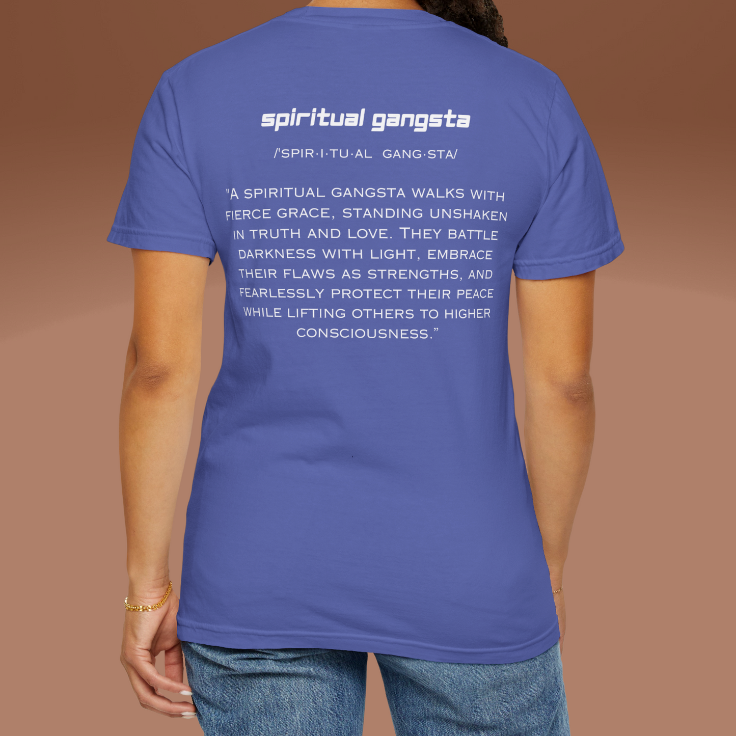 Spiritual Gangsta T-Shirt | Conscious Clothing for Spiritual Wellness