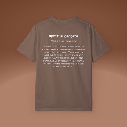 Spiritual Gangsta T-Shirt | Conscious Clothing for Spiritual Wellness