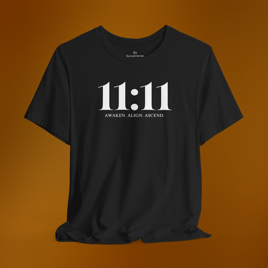 11:11 Spiritual Awakening T-Shirt - Angel Number Inspired Apparel - Divine Calling Will You Answer