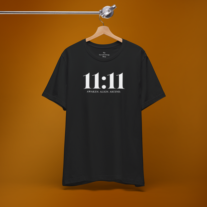 11:11 Spiritual Awakening T-Shirt - Angel Number Inspired Apparel - Divine Calling Will You Answer