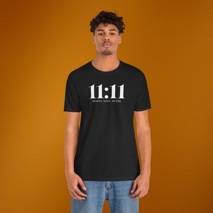 11:11 Spiritual Awakening T-Shirt - Angel Number Inspired Apparel - Divine Calling Will You Answer