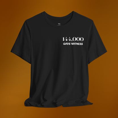 144,000 God's Witness T-Shirt - Spiritual Activation & Divine Purpose Apparel - Angel Numbers Inspired Ascension Shirt